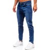 Tmavomodré pánske slim fit rifľové nohavice Bolf 6558 Tmavomodré pánske slim fit rifľové nohavice Bolf 6558