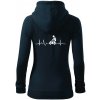 EKG masáž - Mikina dámska trendy zipper s kapucňou - M ( Tmavomodrá (takmer čierna) ) EKG masáž - Mikina dámska trendy zipper s kapucňou - M ( Tmavomodrá (takmer čierna) )