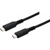 C-TECH CB-USB4-1B USB 4.0, Type-C (CM/CM), PD 100W, 40Gbps, 1m, černý C-TECH CB-USB4-1B USB 4.0, Type-C (CM/CM), PD 100W, 40Gbps, 1m, černý