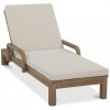 Furrore MARIGOLD záhradné drevené lehátko, natural 005793, NOVINKA Furrore MARIGOLD záhradné drevené lehátko, natural 005793, NOVINKA