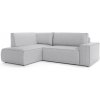Rohová rozkladacia sedačka Fiord L - sivá Strana: Ľavá Rohová rozkladacia sedačka Fiord L - sivá Strana: Ľavá