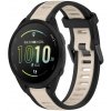 Remienok Sport Wristband čierno-béžový pre Garmin Forerunner 165 20mm Remienok Sport Wristband čierno-béžový pre Garmin Forerunner 165 20mm
