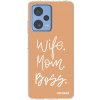 Picasee silikonový průhledný obal pro Xiaomi Redmi Note 12 Pro 5G - Boss Mama Picasee silikonový průhledný obal pro Xiaomi Redmi Note 12 Pro 5G - Boss Mama