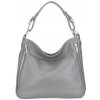 Kožená dámska kabelka Romina sivá
