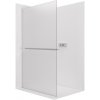 CERANO - Sprchová zástena Walk-in Crystal Ľ/P - 8 mm + polička/držiak na uteráky - bezvzperový systém - chróm, mliečne sklo - 100x200 cm CERANO - Sprchová zástena Walk-in Crystal Ľ/P - 8 mm + polička/držiak na uteráky - bezvzperový systém - chróm, mliečne sklo - 100x200 cm