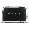 SMEG Hriankovač na 2 plátky, 198x310x195 mm, čierny | SMEG, 50's Style SMEG Hriankovač na 2 plátky, 198x310x195 mm, čierny | SMEG, 50's Style
