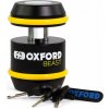 Zámok na motocykel Oxford Beast Lock čierna/žltá