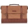 Pánska hnedá aktovka MELVIN Pánska hnedá aktovka MELVIN