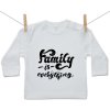 Boodyy Tričko s dlhým rukávom Family is everything 134 (8-9 rokov) Boodyy Tričko s dlhým rukávom Family is everything 134 (8-9 rokov)