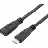 PremiumCord Predlžovací kábel USB 3.2 generation 2, C/male - C/female, 1m PremiumCord Predlžovací kábel USB 3.2 generation 2, C/male - C/female, 1m