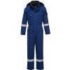 Portwest FR53 Bizflame Plus Zimná nehorľavá reflexná kombinéza antistatická kráľovská modrá XXL