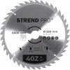 Kotúč Strend Pro TCT 250x3.0x30/20 mm 40T, na drevo, pílový, SK plátky