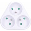 Solight rozbočka, 3x 10A, trojuholník, biela (P94) Solight rozbočka, 3x 10A, trojuholník, biela (P94)
