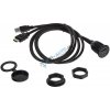 Predlžovací kábel USB+HDMI s panelom na palubnú dosku Predlžovací kábel USB+HDMI s panelom na palubnú dosku