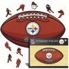PITTSBURGH STEELERS Drevené puzzle Pittsburgh Steelers, lopta, 150 ks PITTSBURGH STEELERS Drevené puzzle Pittsburgh Steelers, lopta, 150 ks