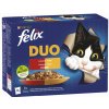 FELIX DUO kapsičky - hovädzie a hydina / kuracie a ľadvinky / jahňacie a teľacie / morčacie a pečeň v želé 12x85g FELIX DUO kapsičky - hovädzie a hydina / kuracie a ľadvinky / jahňacie a teľacie / morčacie a pečeň v želé 12x85g