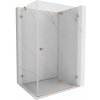 MEXEN/S - Lunar-F sprchovací kút skladacie dvere pravá 100 x 70, transparent, měď kartáčovaná 836-100-070-65-00-P MEXEN/S - Lunar-F sprchovací kút skladacie dvere pravá 100 x 70, transparent, měď kartáčovaná 836-100-070-65-00-P