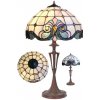 Stolná lampa Tiffany vitráž ELECTRA peacock Ø40*60 Stolná lampa Tiffany vitráž ELECTRA peacock Ø40*60