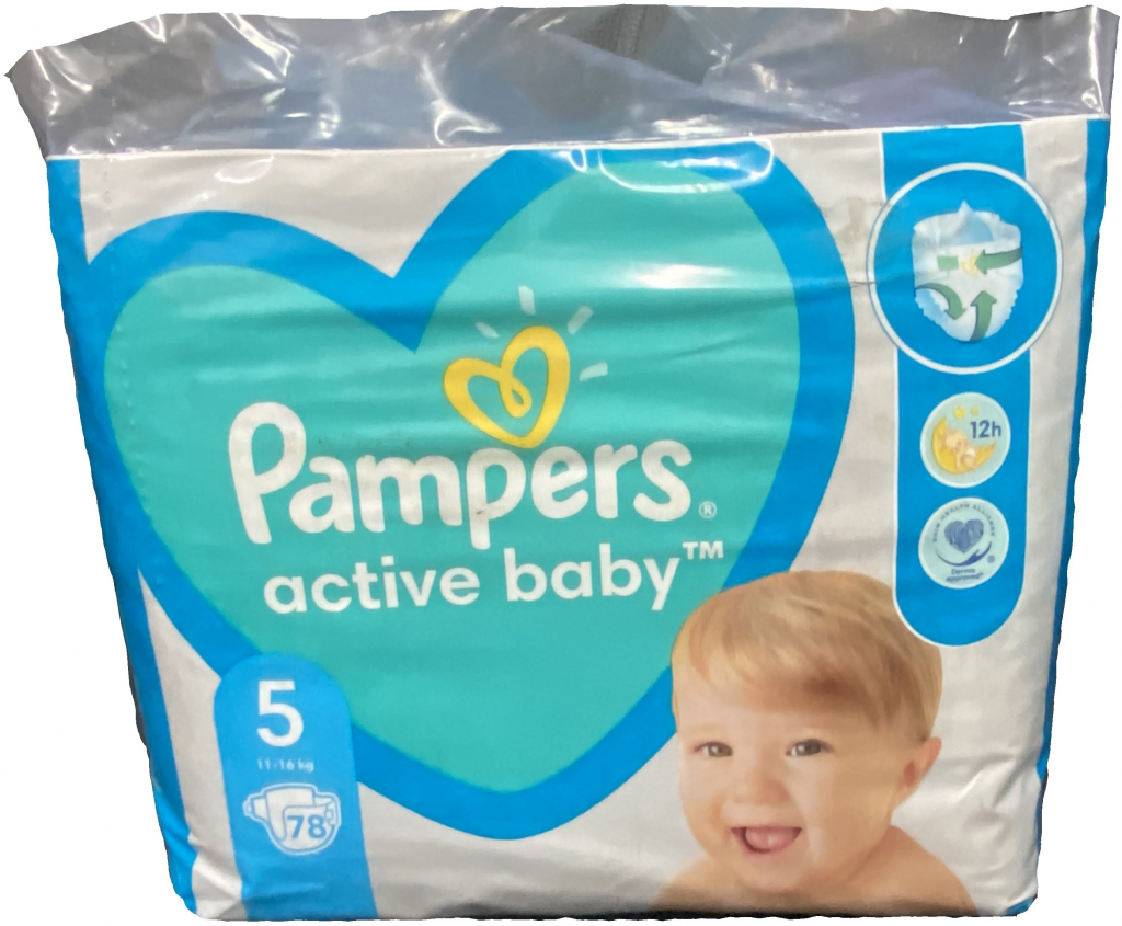 Pampers Active baby 5 78 ks