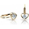 CUTIE zlaté náušnice srdcia C1943 CUC1943-55-10-X-1 CUTIE zlaté náušnice srdcia C1943 CUC1943-55-10-X-1