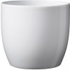 Soendgen Keramik Basel Full Color Obal na kvetináč ⌀ 19 cm 18 cm biely 069/019/0050