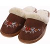 Dámske papuče z ovčej vlny hnedé Veľkosť: 37 Dámske papuče z ovčej vlny hnedé Veľkosť: 37