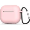 Ochranné pouzdro na Apple Airpods 3, silikónové hladké Farva: Ružová Ochranné pouzdro na Apple Airpods 3, silikónové hladké Farva: Ružová
