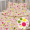 Biante Detské bavlnené posteľné obliečky do postieľky Sandra SA-209 Ružové a žlté bodky na bielom Do postieľky 90x130 a 40x60 cm Biante Detské bavlnené posteľné obliečky do postieľky Sandra SA-209 Ružové a žlté bodky na bielom Do postieľky 90x130 a 40x60 cm