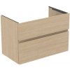 Ideal Standard Finesse - Umývadlová skrinka, 80x44x55 cm, 2 zásuvky, biely dub E3387US Ideal Standard Finesse - Umývadlová skrinka, 80x44x55 cm, 2 zásuvky, biely dub E3387US