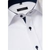 Pánska košeľa ETERNA Comfort Fit Royal Oxford biela s modrým kontrastom Non Iron, Veľkosť 52 Pánska košeľa ETERNA Comfort Fit Royal Oxford biela s modrým kontrastom Non Iron, Veľkosť 52