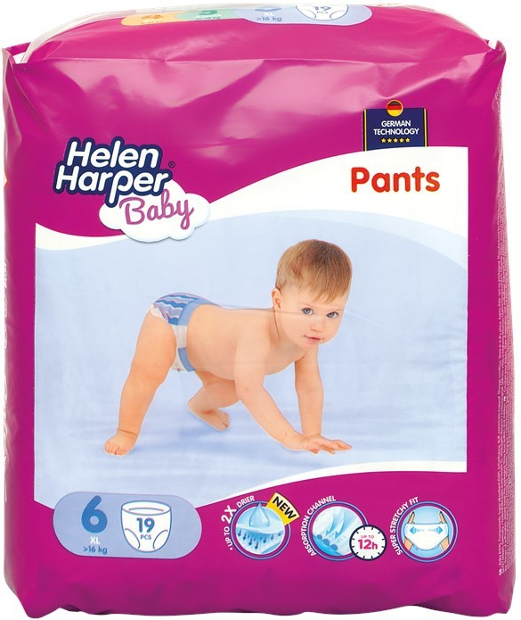 Helen Harper Baby Pants 6 XL 16 kg 19 ks