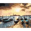 ZUTY Maľovanie podľa čísel BÚRKA NAD GONDOLAMI V BENÁTKACH Rámovanie bez rámu a bez vypnutia plátna Rozmer 80 x 100 cm