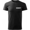 Dragowa tričko s nápisom Security čierne Dragowa tričko s nápisom Security čierne