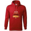 Vianočný stromček zo sušených plodov - Mikina pánska Cape s kapucňou - 3XL ( Červená ) Vianočný stromček zo sušených plodov - Mikina pánska Cape s kapucňou - 3XL ( Červená )