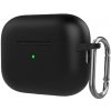 AppleKing silikónový ochranný obal s karabínou pre AirPods Pro 2 (2022) s konektorom Lightning - čierny - možnosť vrátiť tovar ZADARMO do 30tich dní AppleKing silikónový ochranný obal s karabínou pre AirPods Pro 2 (2022) s konektorom Lightning - čierny - možnosť vrátiť tovar ZADARMO do 30tich dní