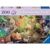 RAVENSBURGER Puzzle Mazané mačiatka XL 200 dielikov RAVENSBURGER Puzzle Mazané mačiatka XL 200 dielikov