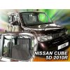 Deflektory na Nissan Cube, 5-dverová (+zadné), r.v.: 2010 - Deflektory na Nissan Cube, 5-dverová (+zadné), r.v.: 2010 -