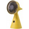 VITAMMY VITAMMY Dream desk fan, USB mini stolný ventilátor, žltý