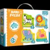 Baby puzzle Zvířata na safari 4v1 Baby puzzle Zvířata na safari 4v1