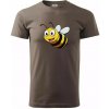 Parové tričko - Včela a kvetina - Klasické pánske tričko vyššej gramáže - 2XL ( Army ) Parové tričko - Včela a kvetina - Klasické pánske tričko vyššej gramáže - 2XL ( Army )
