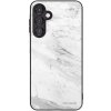 Picasee silikónový čierny obal pre Samsung Galaxy A16 5G - White marble Picasee silikónový čierny obal pre Samsung Galaxy A16 5G - White marble