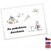Rámček na darovanie peňazí - Dovolenka - hory, Nápis česky, Rámik 100 - biela Rámček na darovanie peňazí - Dovolenka - hory, Nápis česky, Rámik 100 - biela