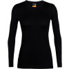 Icebreaker Dámske tričko 200 Oasis LS Crewe Black