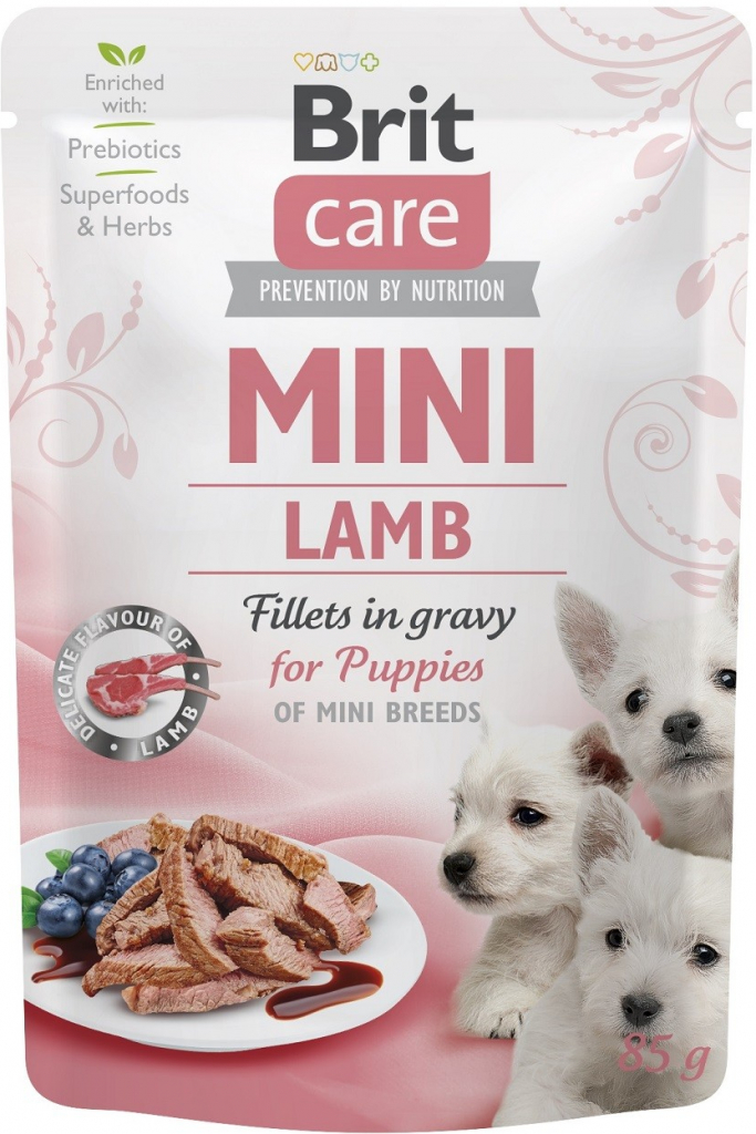 Brit Care Mini Fillets in Gravy for Puppies Lamb 24 x 85 g