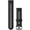 Garmin Silikónový remienok Forerunner (22 mm), Black/ Slate Materiál: Silikón Náhradný remienok na Garmin hodinky Forerunner Garmin Silikónový remienok Forerunner (22 mm), Black/ Slate Materiál: Silikón Náhradný remienok na Garmin hodinky Forerunner