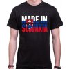 Fajntričko tričko Made in Slovakia čierna