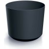 Kvetináč plast čierny, sivý Prosperplast 18 cm x 18 cm x 16 cm Kvetináč plast čierny, sivý Prosperplast 18 cm x 18 cm x 16 cm