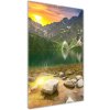 Vertikálny foto obraz sklo tvrdené Morské oko Tatry 50x100 cm Vertikálny foto obraz sklo tvrdené Morské oko Tatry 50x100 cm