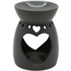 Home Elements Arómalampa Cuore, sivá, v. 13 cm Home Elements Arómalampa Cuore, sivá, v. 13 cm