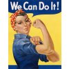Plagát, Obraz - We Can Do It, 30 × 40 cm
